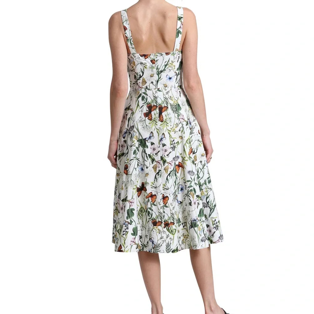 Avec Les Filles Floral/Butterfly Print Dress - Picture 6 of 7